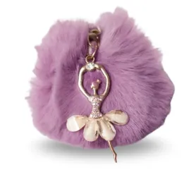 brelok-do-kluczy-zawieszka-do-telefonu-baletnica-z-fioletowym-pomponem