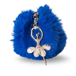brelok-do-kluczy-zawieszka-do-telefonu-baletnica-z-niebieskim-pomponem