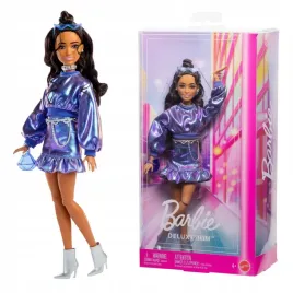 barbie-deluxe-style-lalka-niebieska-metaliczna-sukienka-brazowe-wlosy-modna