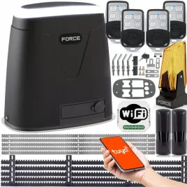 force-hitron-230v-naped-do-bram-przesuwnych-do-800kg-lampa-led-wifi