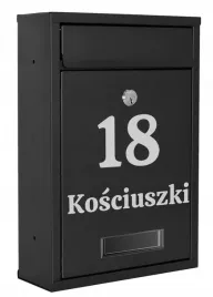 skrzynka-pocztowa-na-listy-poczte-ogrodzenie-czarna-z-numerem-domu
