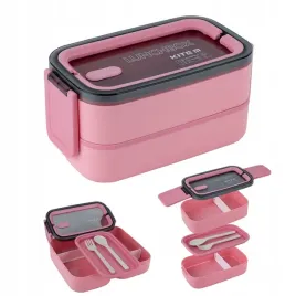 lunchbox-sniadaniowka-ze-stuccami-wklady-2-komory-1400ml-rozowy-kite