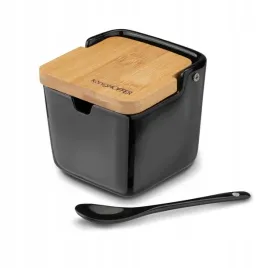 cukierniczka-z-lyzeczka-bambusowa-czarna-pojemnik-konighoffer-ceramic