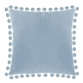 stylowa-poszewka-dekoracyjna-pomponiki-welur-40x40-blekit-poduszka-ozdobna