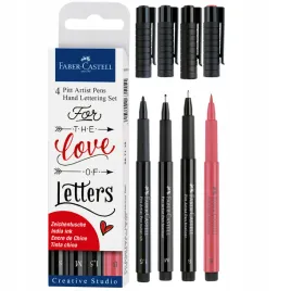 faber-castell-pisaki-markery-pedzelkowe-brush-zestaw-do-kaligrafii-4-sztuki