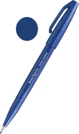 pisak-pedzelkowy-brush-pen-do-kaligrafii-szkicow-marker-pentel-niebieski
