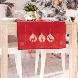 bieznik-czerwony-na-swieta-bombki-renifer-zloty-haft-50x100-cm-dekoracja