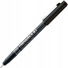 kuretake-pisak-cienkopis-mangaka-black-01-czarny