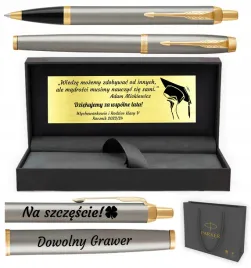 zestaw-dlugopis-i-pioro-wieczne-parker-im-brushed-gt-prestige-grawer-gratis