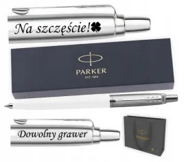 dlugopis-parker-jotter-z-grawerem-bialy-do-biura-prezent-dla-nauczyciela