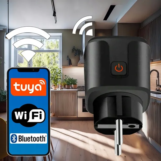 inteligentne-gniazdko-gniazdo-wifi-watomierz-timer-licznik-smart-tuya-stan-nowy-marka-adelid