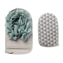 rekawica-kapielowa-dwustronna-zielona-1szt