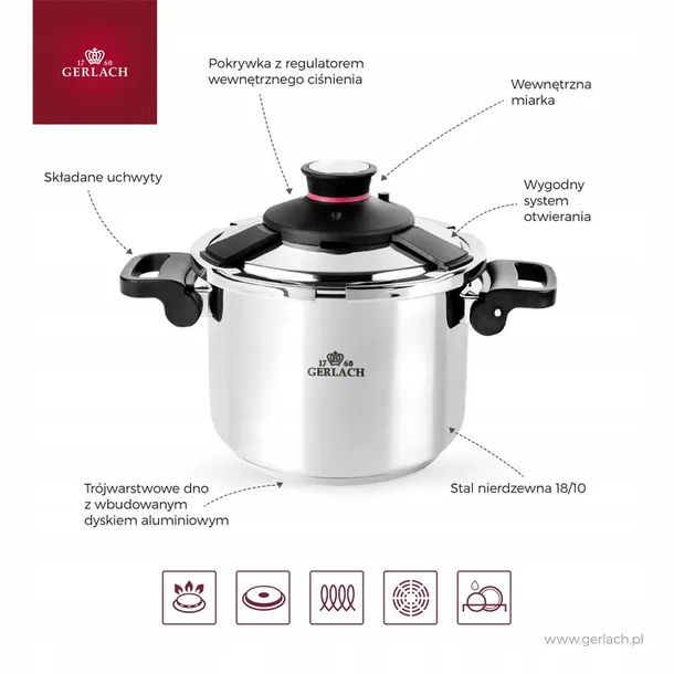 gerlach-szybkowar-ambiente-6l-kod-producenta-565132