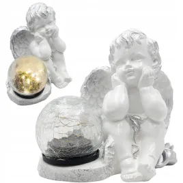 znicz-gipsowa-figurka-nagrobna-srebrny-aniol-aniolek-gipsowy-lampa-led