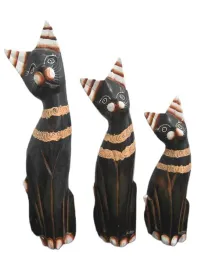 figurki-drewniane-3-koty-35-30-25-cm