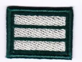 stopien-starszy-kapral-na-beret-duzy-szyty-zielony-filc