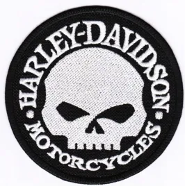 var-naszywka-harley-davidson-25-cm-skull-biala