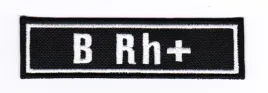 var-naszywka-harley-11-x-3-cm-biala-grupa-krwi-brh