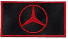 var-naszywki-mercedes-11x6-czarno-czerwony