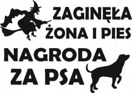 var-naklejka-zaginela-zona-i-pies-nagroda-za-psa