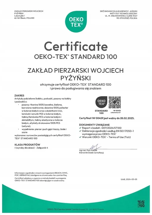 poduszka-z-pierza-40x60-700g-biala-stan-nowy