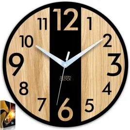 zegar-scienny-drewniany-debowy-lincoln-33-cm-cichy-zegar-do-salonu