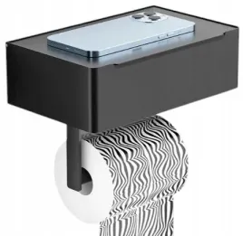 uchwyt-na-papier-toaletowy-z-polka-wieszak-czarny-pojemnik-na