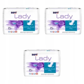seni-lady-extra-plus-wkladki-nietrzymanie-moczu-3-opakowania-po-15