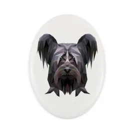 skye-terrier-plytka-ze-zdjeciem-i-napisem-geometryczna-marki-art-dog