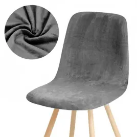 pokrowiec-na-krzeslo-skandynawskie-szary-welur-elastyczny-gruby