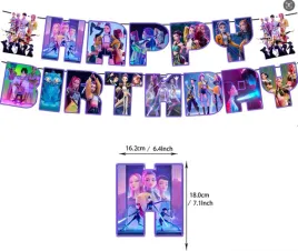 demon-hunters-kpop-urodziny-baner-girlanda-lowczynie-demonow