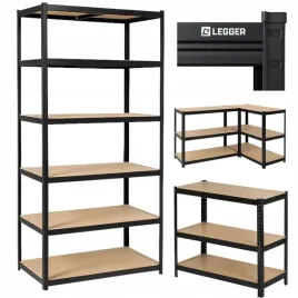 regal-magazynowy-metalowy-222x90x40-cm-czarny-udzwig-1050-kg-