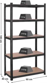regal-magazynowy-metalowy-czarny-180x90x40cm-875kg