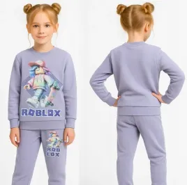 dres-sportowy-dziewczecy-104-bluza-spodnie-bluza-komplet-roblox-zestaw