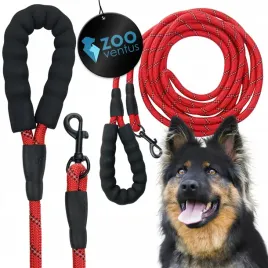 smycz-dla-psa-treningowa-odblaskowa-wytrzymala-dluga-bardzo-gruba-lina