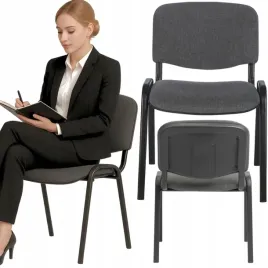 krzeslo-konferencyjne-biurowe-iso-szare-gruby-profil-tapicerowane-z