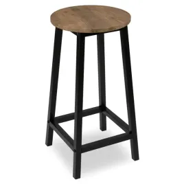 hoker-rustykalny-taboret-stolek-okragly-metalowy-barowy-kuchenny-loft