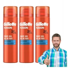 gillette-fusion-zel-do-golenia-moisturising-200-ml-x3