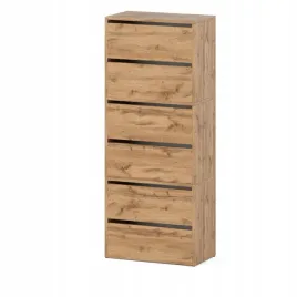 szafka-na-buty-wysoka-dab-wotan-6-polek-modulowa-bez-siedziska-regal