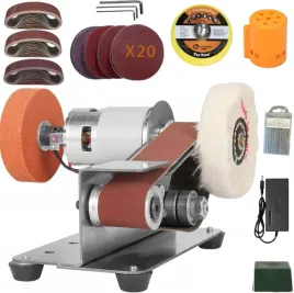 elektryczna-wielofunkcyjny-szlifierka-tasmowa-stolowa-metalu-ostrzalka