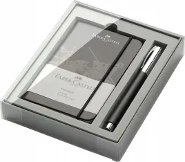 faber-castell-zestaw-pioro-kulkowe-notes-black