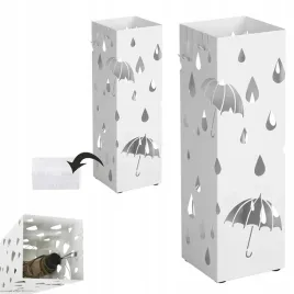 stojak-na-parasole-metalowy-155x155x49-bialy-kosz-z-ociekaczem