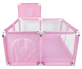 vigo-kojec-dla-dzieci-suchy-basen-z-koszem-rozowy