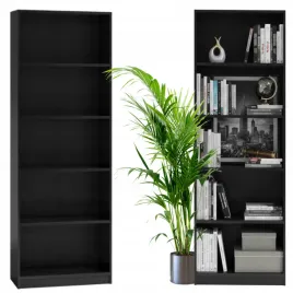 regal-biurowy-60cm-na-ksiazki-dokumenty-5-polek-salon-biuro-czarny
