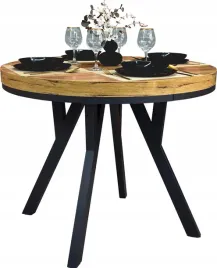 stol-okragly-100-rozkladany-do-200-cm-loft-metalowe-nogi-gruby-blat