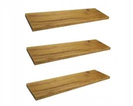 polka-scienna-wiszaca-80-cm-dab-craft-zloty-3-szt