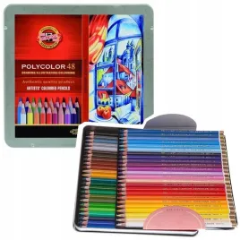 koh-i-noor-kredki-olowkowe-polycolor-48-kol-metal