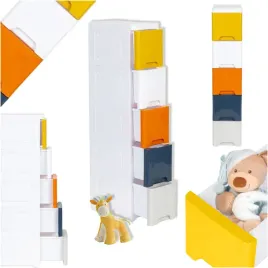 regal-na-zabawki-ubrania-organizer-kolka-5-kolorowych-szuflad-polki