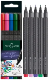 faber-castell-cienkopisy-pisaki-grip-5-kolorow