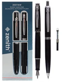 komplet-pismienniczy-pioro-wieczne-dlugopis-zestaw-w-etui-zenith-60-czarny